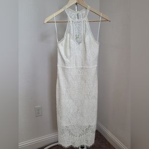 Express white lace dress size 0